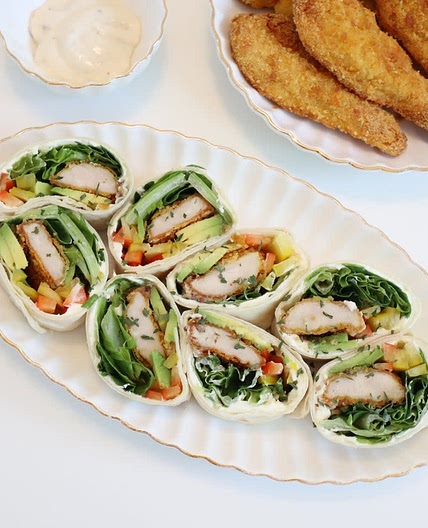 아보카도 치킨랩 만들기