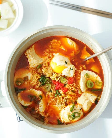 순두부열라면  해장라면 라면 맛있게 끓이는법 순두부요리 매운라면