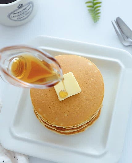 팬케이크 만들기 핫케이크 아이들간식 브런치 만들기 팬케이크믹스없이!
