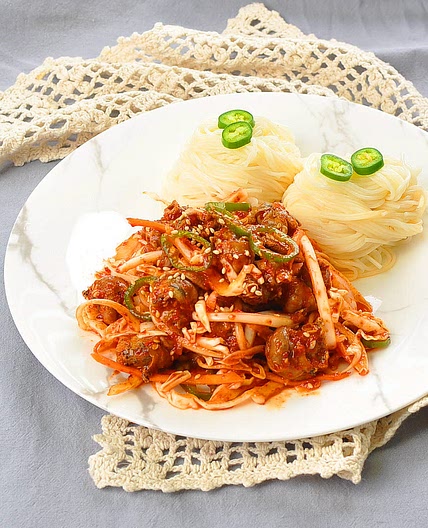 간단골뱅이무침