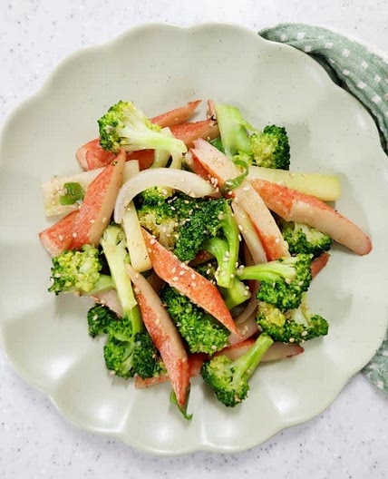 브로콜리 맛살볶음 만들기 레시피