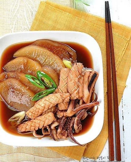 오징어무조림