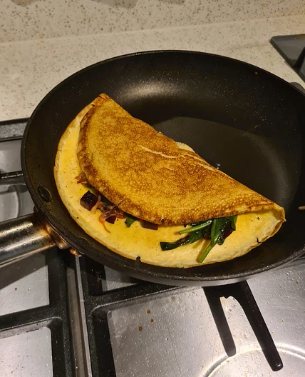 Savoury Pancakes with Beetroot