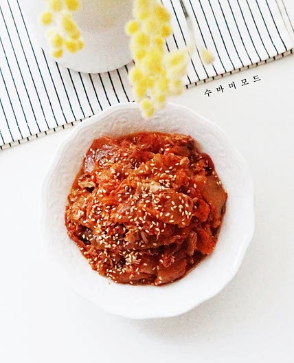 참치김치볶음