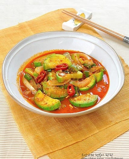 애호박새우젓찌개