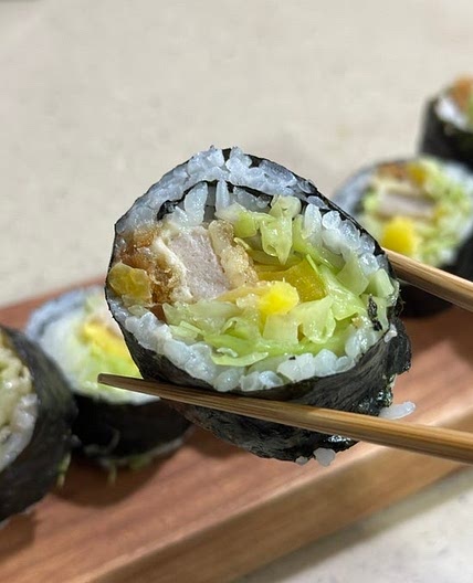김밥 레시피 ; 특별한 재료없이도 맛있는 돈까스 김밥 만들기