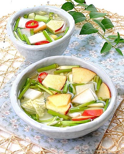 맑은나박김치