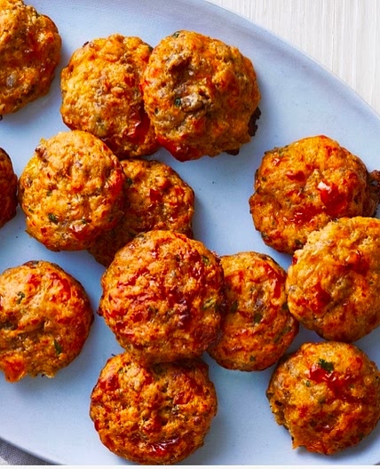Spicy Bisquick Sausage Balls