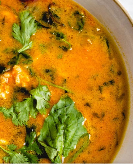 Paleo Chicken Pumpkin Soup 