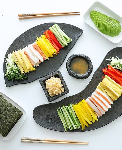 LA김밥 만드는법 김밥맛있게 싸는법 마약김밥 소스까지!