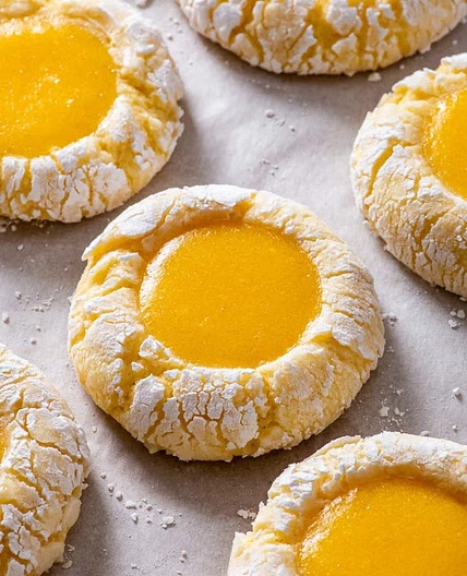 Lemon Curd Cookies