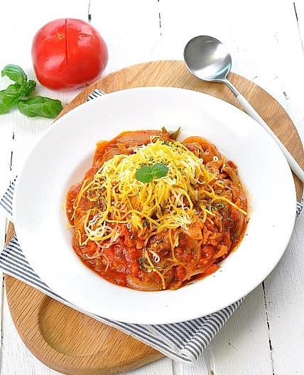 토마토치즈제육덮밥