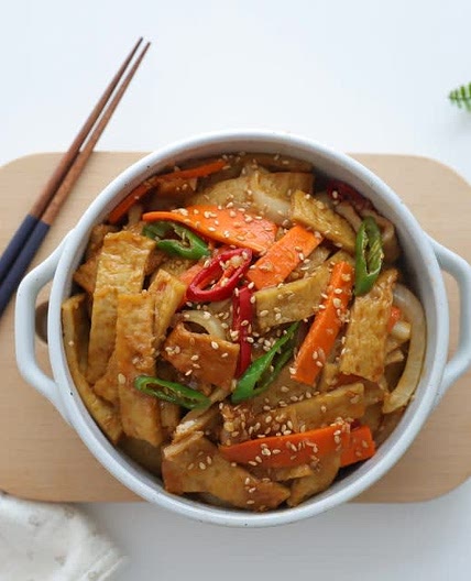 기사식당 어묵볶음 만드는법 촉촉하고 감칠맛나는 간장어묵볶음