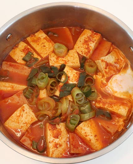 두부스팸조림 레시피