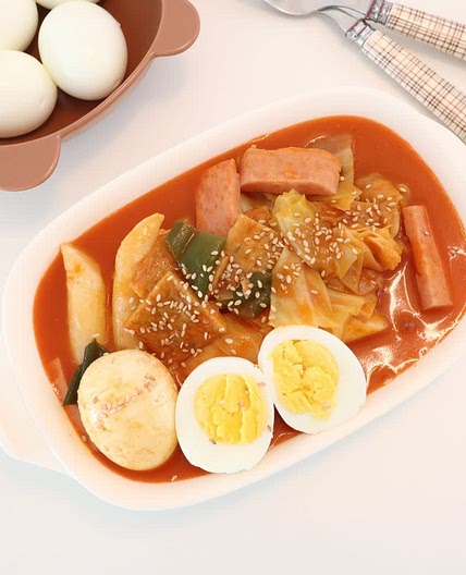 안매운 케찹떡볶이 레시피