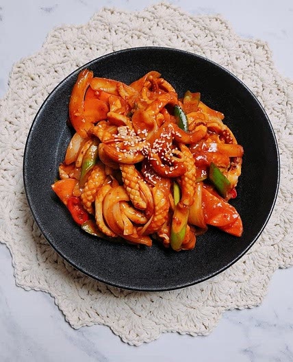알토란 매운 오징어 볶음