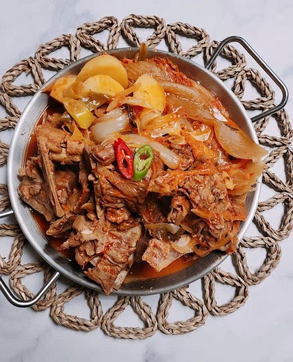 김수미 돼지등뼈 김치찜