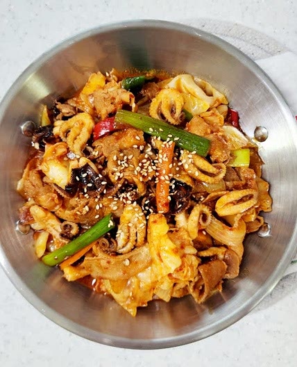 쭈삼불고기 만들기 쭈꾸미 삼겹살 불고기 양념 레시피