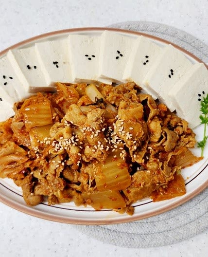 두부김치 만들기 김치 제육볶음 돼지고기 두부김치 레시피
