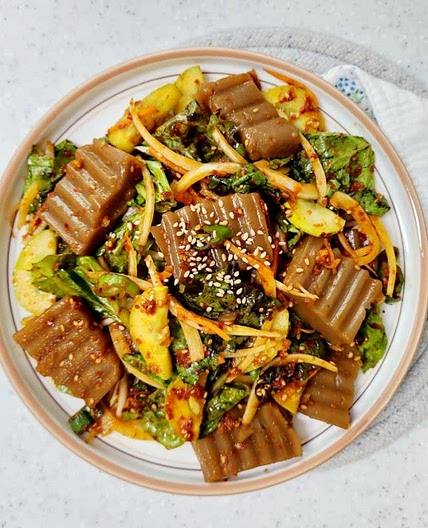 도토리묵무침 만들기 도토리묵무침 양념장 재료 레시피