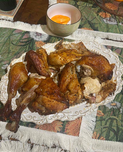Peruvian roast chix