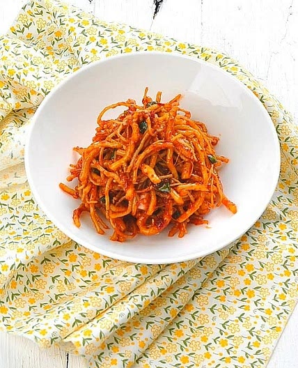 씀바귀 나물무침