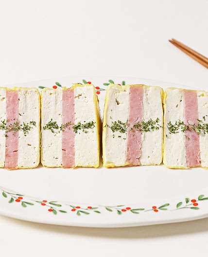 스팸두부부침 만들기