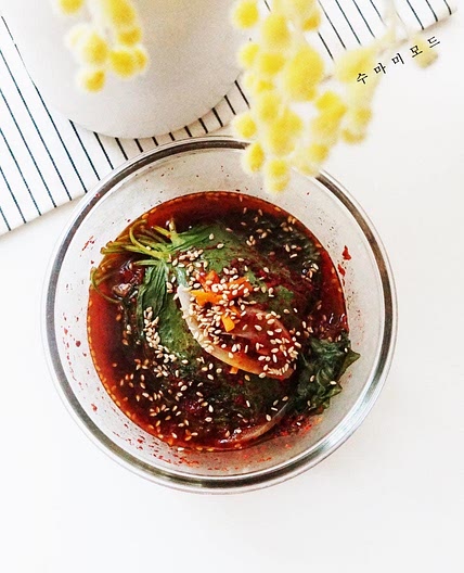 깻잎찜 레시피