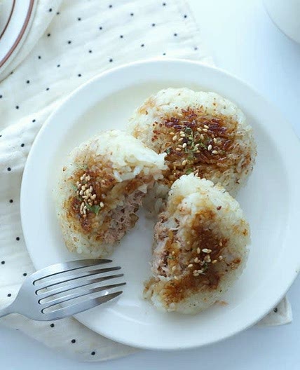 참치마요주먹밥 만들기 고소함 두배 구운 참치주먹밥