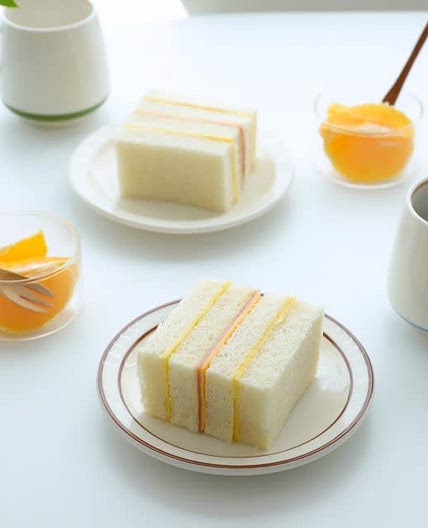홍루이젠 샌드위치 만들기 햄치즈샌드위치 부드러운 달콤함