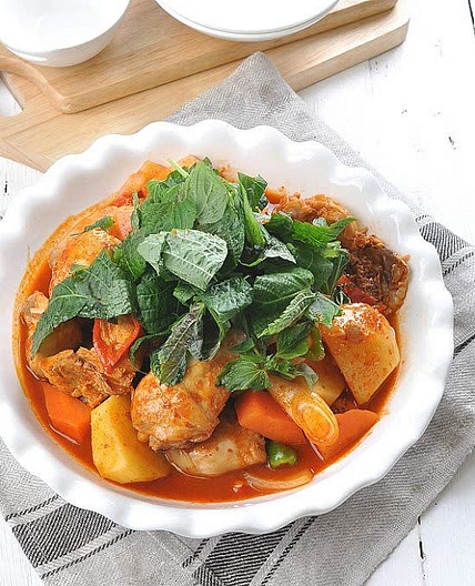 깻잎 닭볶음탕