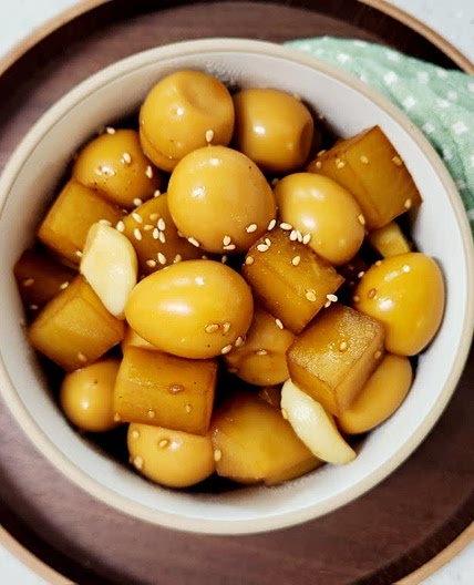 초간단 메추리알 장조림  메추리알 무조림 레시피