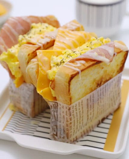 에그드랍샌드위치 만들기 넘나 맛있는것:)