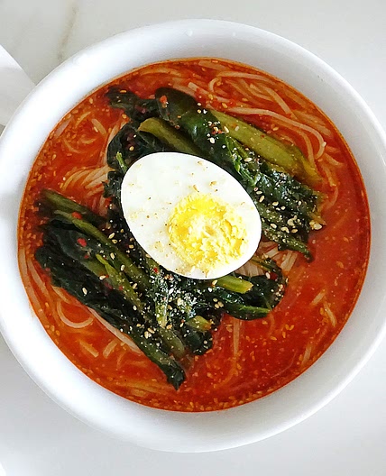 시원한 열무비빔국수 레시피