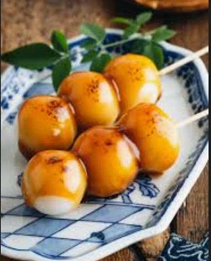Mitarashi dango
