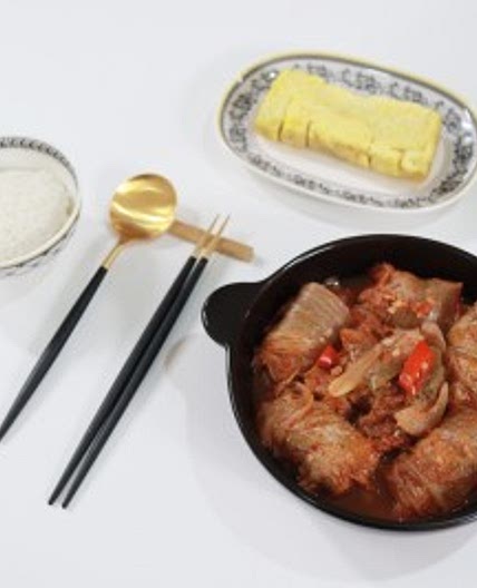 돼지고기 목살 김치말이찜 만들기
