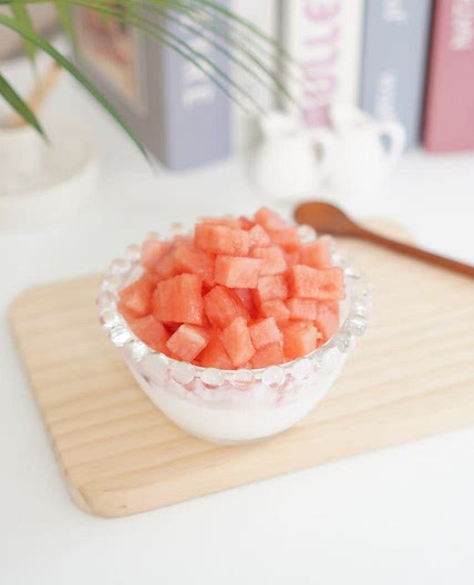 과일 수박빙수 만들기 가정용눈꽃우유빙수 레시피 기계 이용하기