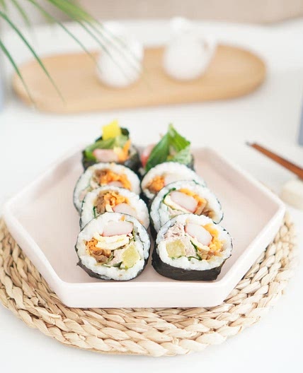 참치김밥 맛있게 싸는법 깻잎 우엉김밥 만들기 야외여름 도시락메뉴