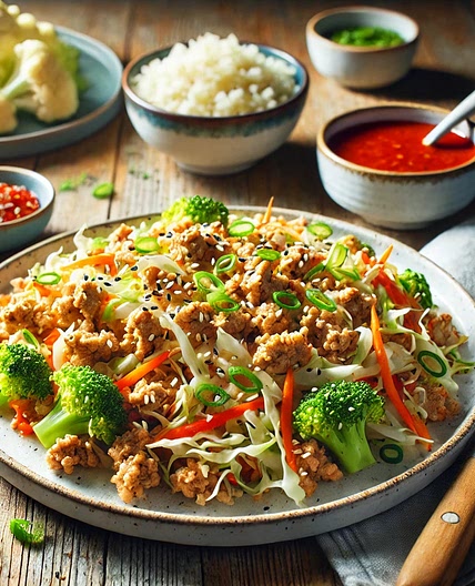 Egg roll in a bowl