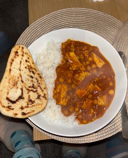 Tofu butter masala 