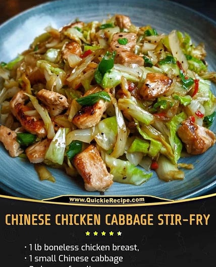 Chicken Cabbage stir fry