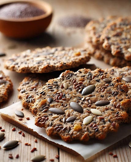 Homemade Six-Seed Crackers Recipe