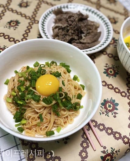 [간장국수 레시피] 점심메뉴추천 초간단 맛있는 간장비빔국수