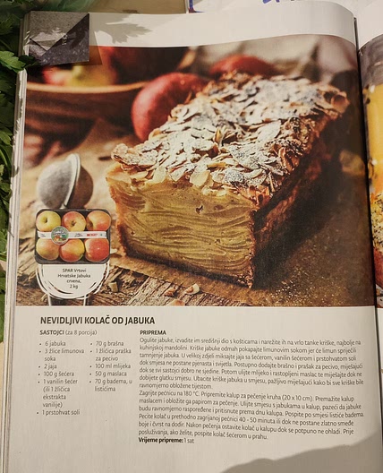 Nevidljivi kolač od jabuka