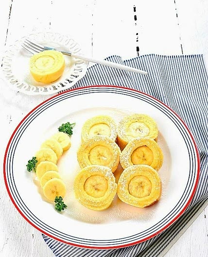 바나나롤 팬케이크