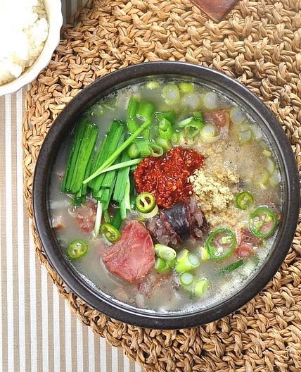 사골순대국