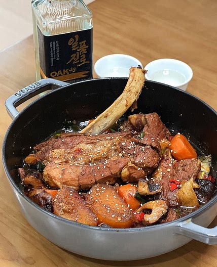 간장 돼지갈비찜 레시피 간단 돼지갈비찜