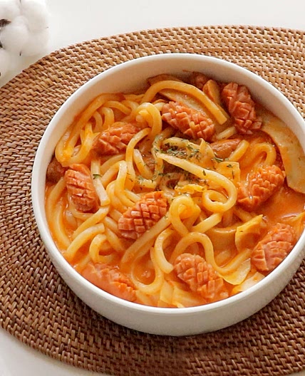 로제 우동 떡볶이