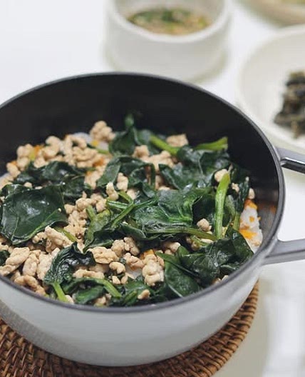 시금치솥밥🥬