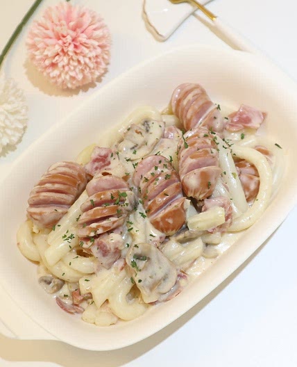 까르보나라 떡볶이 만들기